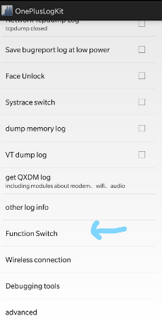 onePlus function switch
